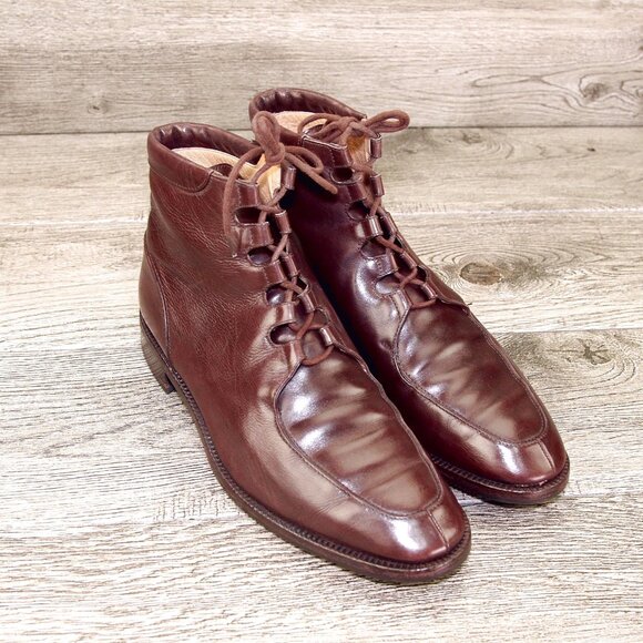 $880 Neiman Marcus GRAVATI Women's 10 M Ghillie Boot 3697 * add $15 new Trees - Picture 1 of 16